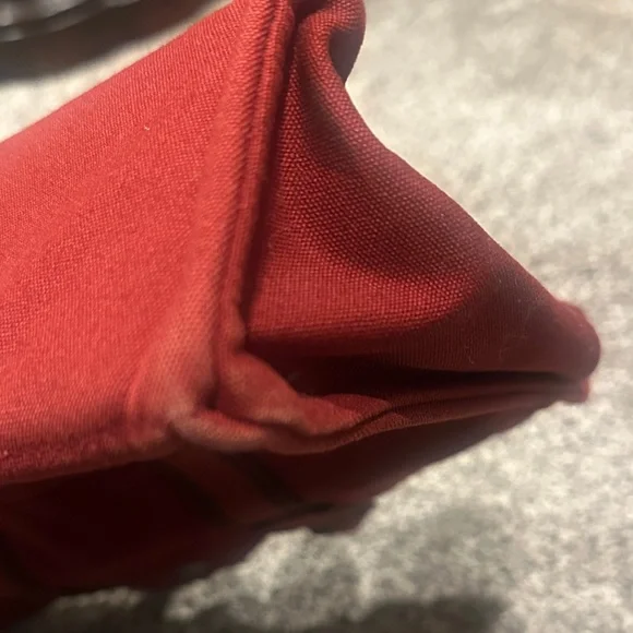 Hermes Red Canvas Tote Bag - Picture 12 of 13